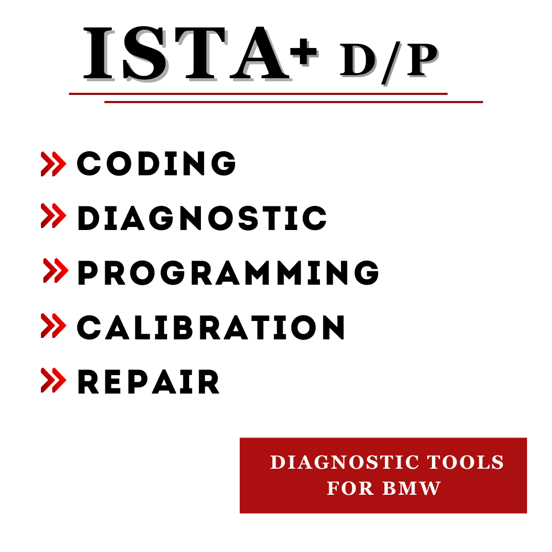 ISTA+ D / ISTA P BMW diagnostic Programming Coding Repair software for K+DCAN, ENET,ICOM NEXT